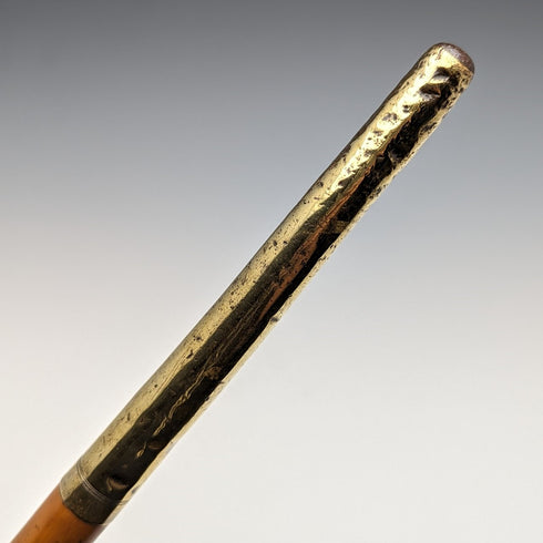 1932年 英国ヴィンテージ 紳士用ステッキ ホーン曲がりハンドル 86cm